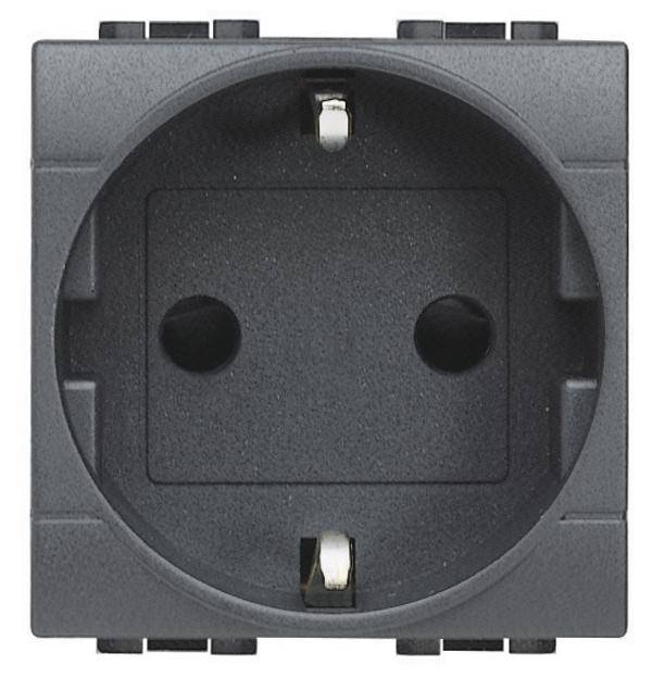 Legrand   Gniazdo elektryczne Living&Light antracytowy L4141 1 szt.