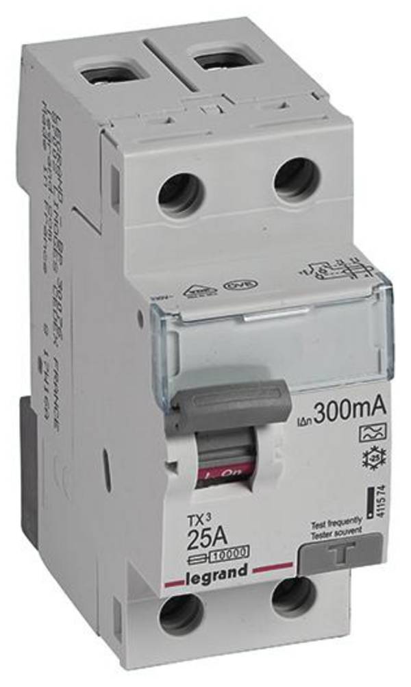 Wyłącznik różnicowoprądowy Legrand 411574, 25 A, 230 V