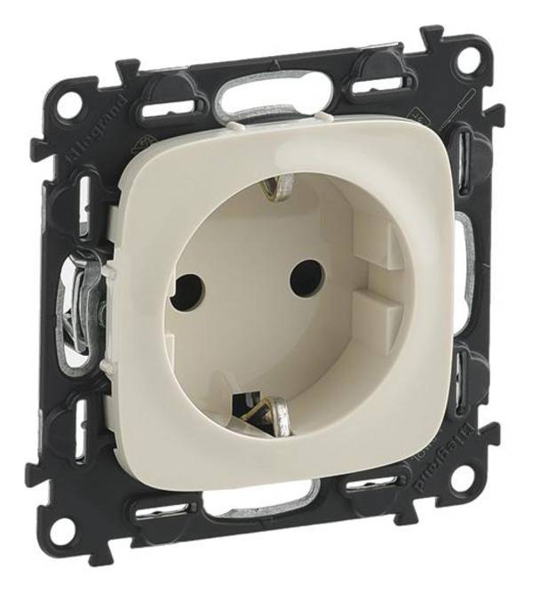 Legrand   Gniazdo elektryczne Valena Life Allure beżowy 754886 1 szt.