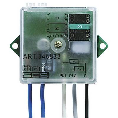 Elektroniczny moduł z zielonymi uchwytami i wieloma złączami. Przełącznik obrotowy wskazuje pozycje P, N, D oraz M.
