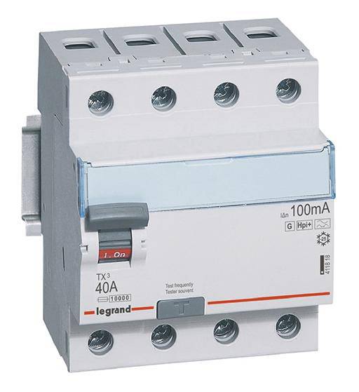 Legrand 411818 Wyłącznik różnicowoprądowy A 40 A 400 V