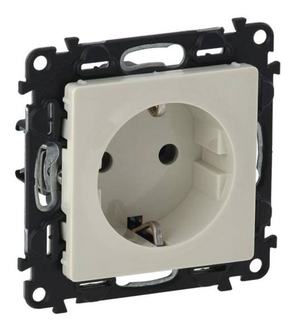 Legrand   Gniazdo elektryczne Valena Life Allure beżowy 753209 1 szt.