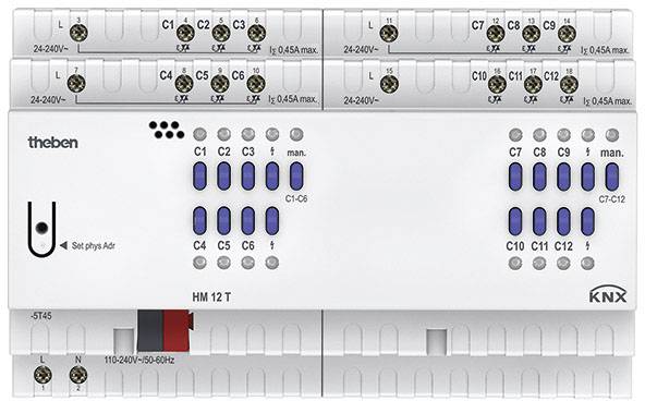 Element wykonawczy Theben 4940245 HM 12 T KNX