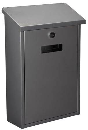 Срібна поштова скринька Velleman BG10003 BG10003 із замком на ключ