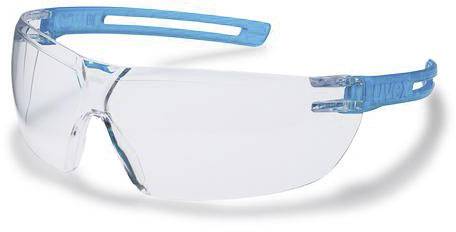 uvex x-fit 9199265 Okulary ochronne niebieski, półprzezroczysty