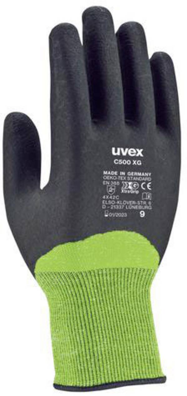 uvex C500 XG 6060009  Rękawice chroniące przed przecięciem Rozmiar rękawic: 9 EN 388    1 par(a)