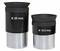 Dwa czarne i srebrne okulary z napisami 'K 25 mm' i 'K 12,5 mm'.