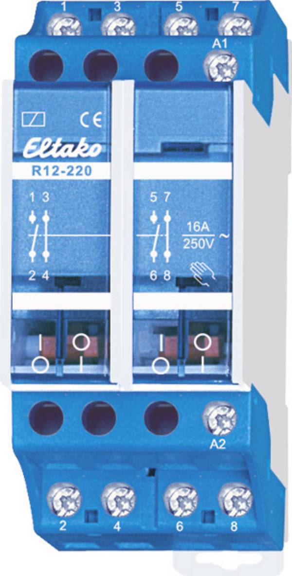 Przekaźnik przełączający Eltako R12-220-230V 230 V 16 A 2 NC, 2 NO 1 szt.