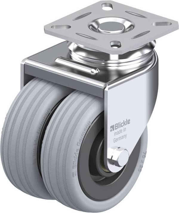 Blickle 106252 LDA-VPA 75K Podwójny zestaw kołowy Średnica koła: 75 mm Maksymalne obciążenie: 100 kg 1 szt.
