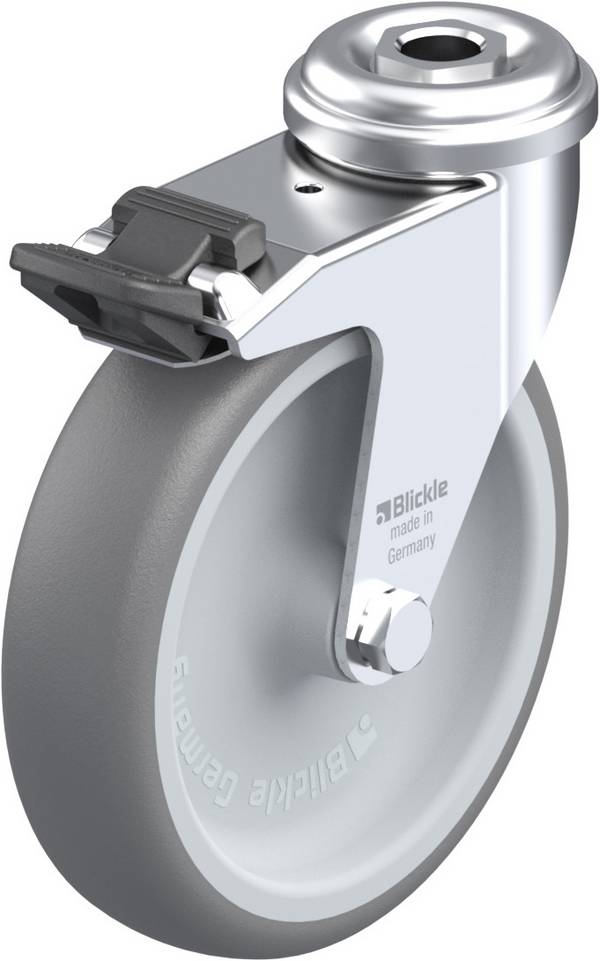 Blickle 331264 LRA-TPA 100G-FI Kółko skrętne z hamulcem Średnica koła: 100 mm Maksymalne obciążenie: 70 kg 1 szt.