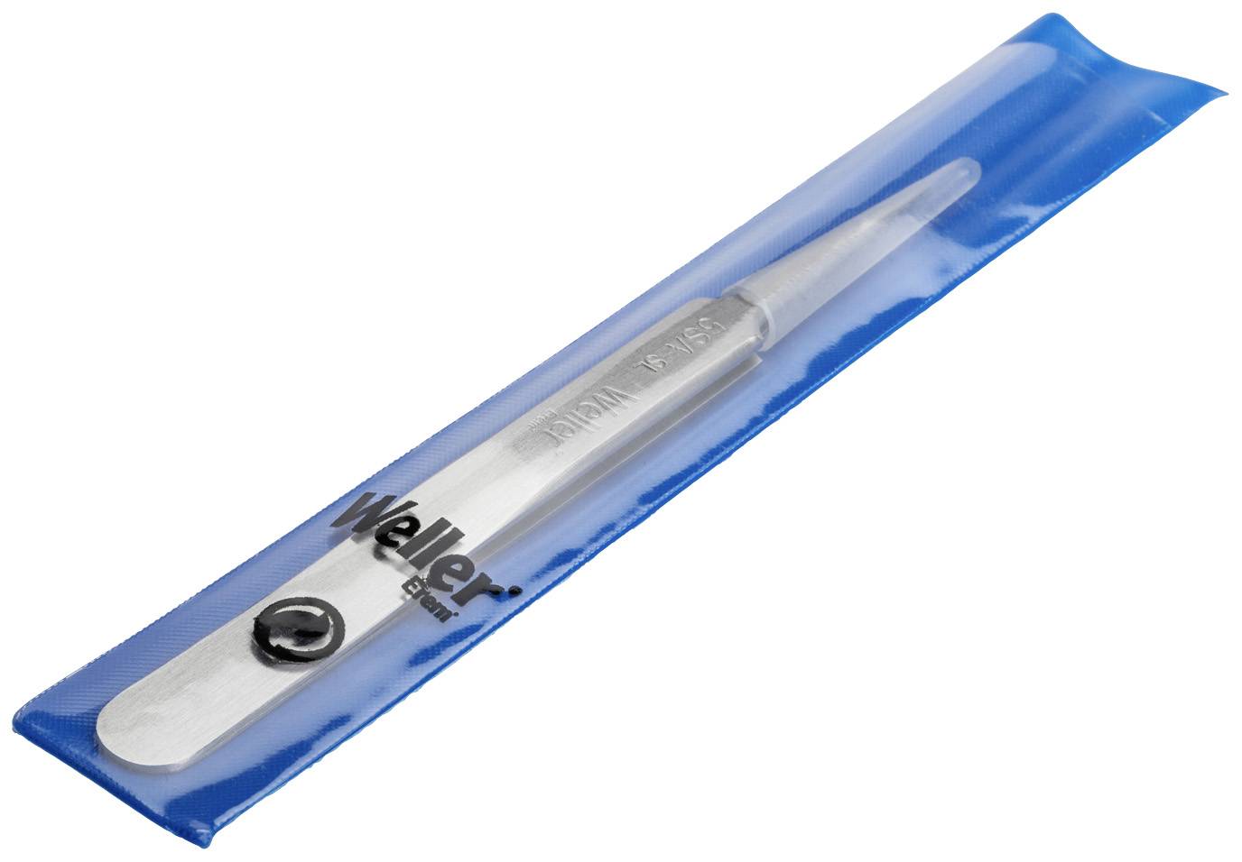 Plecionka rozlutownicza 'Weller' w niebieskiej osłonie opakowaniowej.