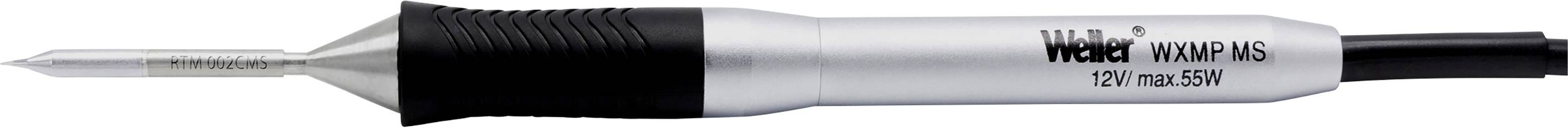 Lutownica z metalową końcówką, model 'Weller WHP80', czarny uchwyt, odpowiednia do precyzyjnych prac lutowniczych.