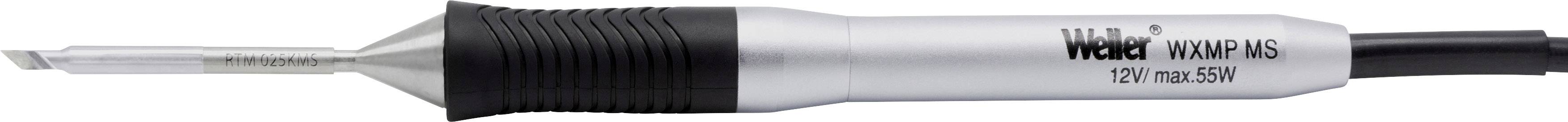 Lutownica, model 'Weller WM 5', do 230V, 50W, z czarną rękojeścią i metalowym grotem, z przewodem przyłączeniowym.