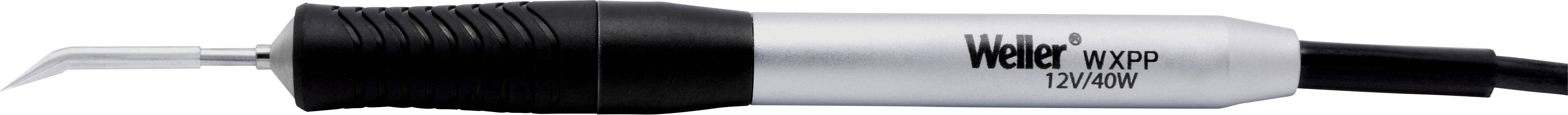 Lutownica z uchwytem, na obudowie widnieje nazwa markowa 'Weller WXPP 72W/90W'.