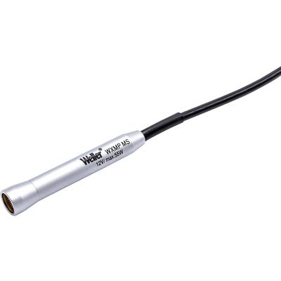 Lutownica Weller, model WXMP MS, 12V, maksymalna moc 55W, srebrny uchwyt z czarnym przewodem.