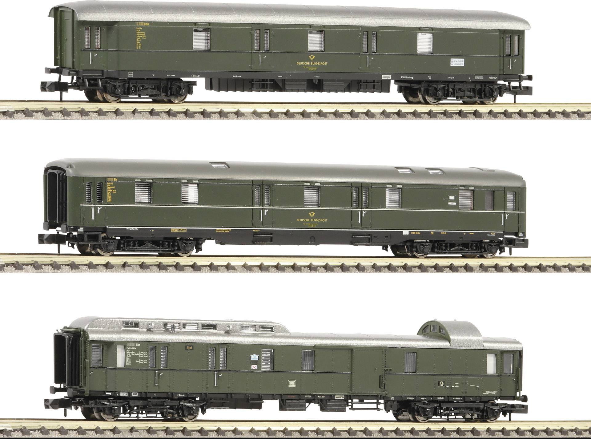 Wagon bagażowy Fleischmann 814509 N zestaw 3 samochodów osobowych DB