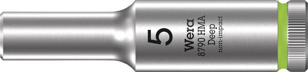 Wera 05004501001 05004501001 Zewnętrzny profil sześciokątny Nasadka funkcja hold 5 mm 1/4" 5 mm  1 szt. 1/4"