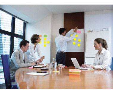 Блокнот для фліпчарту Post-it Super Sticky для записів на зустрічах, кількість аркушів: 20, гладкий, 508 мм x 584 мм, білий