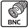 Symbol złącza BNC.