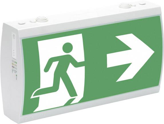 CEAG 40071349397 Маркування аварійного маршруту зі світлодіодним підсвічуванням Монтаж на стелю, монтаж на стіну ліворуч, праворуч