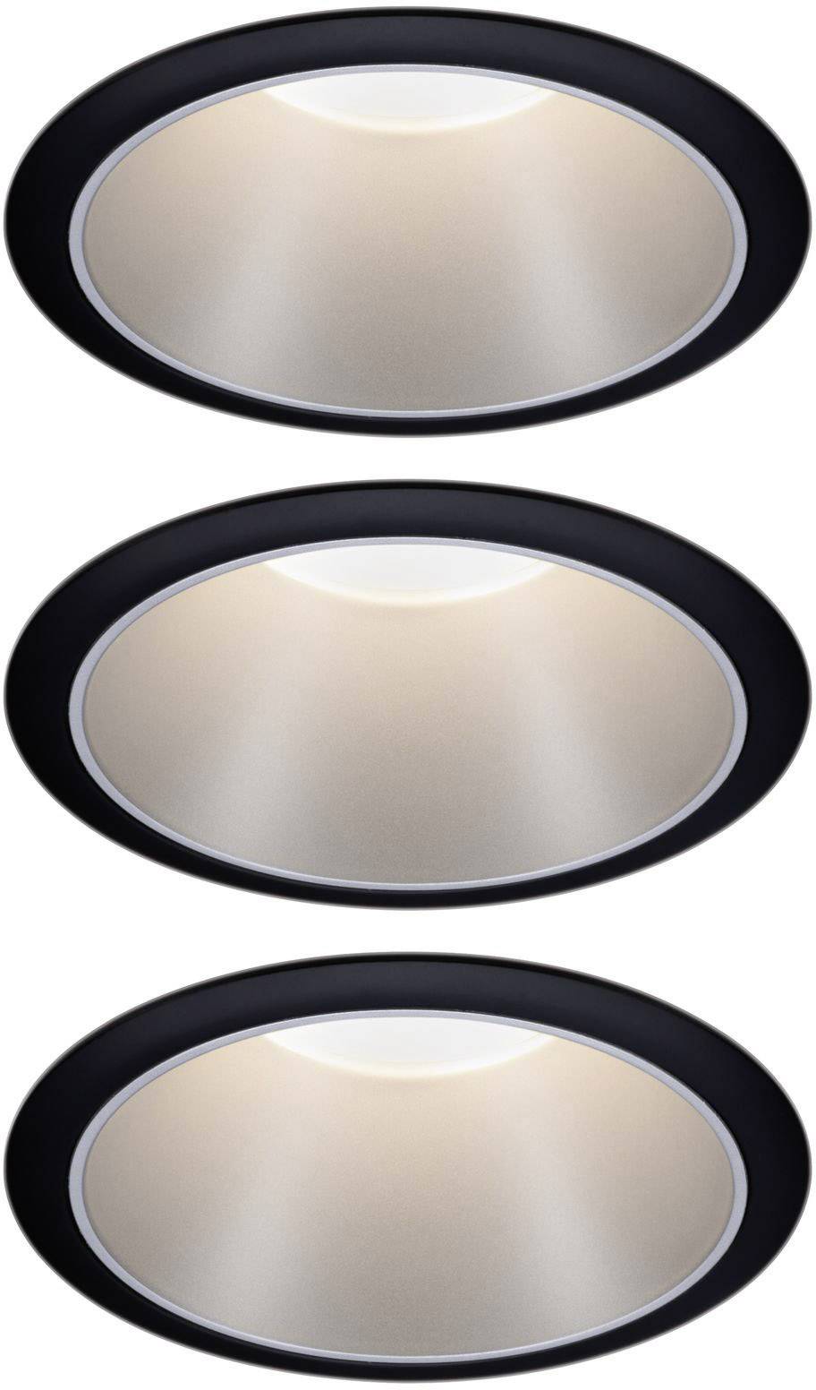Вбудований світильник Paulmann Cole Coin 93408, комплект із 3 предметів, 18 Вт, 460 лм