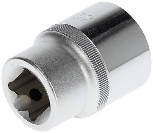 Nasadka metalowa z wypustkami zwiększającymi przyczepność.