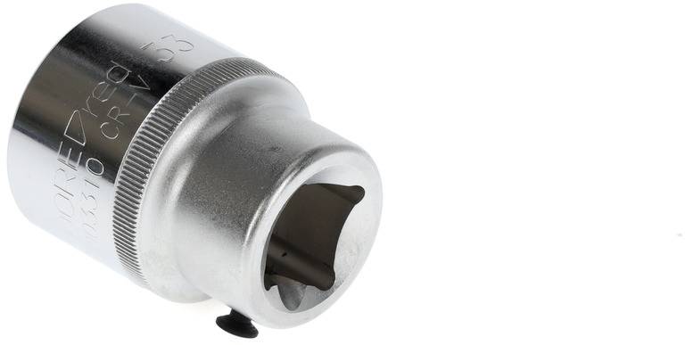 'Zamknięta metalowa rurka z nasadką klucza z gniazdem kwadratowym, odpowiednia do zestawów narzędziowych i zastosowań mechanicznych.'