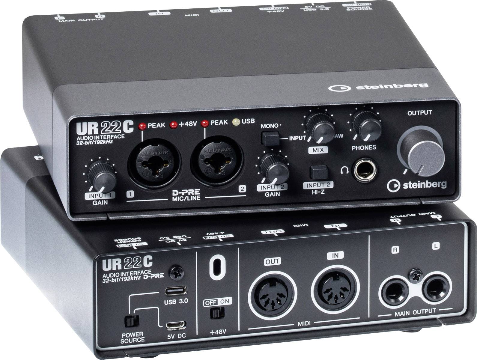 DTM・DAW AUDIO INTERFACE UR22C Interfejs audio Steinberg UR22C |Sklep muzyczny MIDI