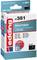 Opakowanie regenerowanego wkładu atramentowego Edding edd. 381 do drukarek Brother, kompatybilny z różnymi modelami, kolor czarny.