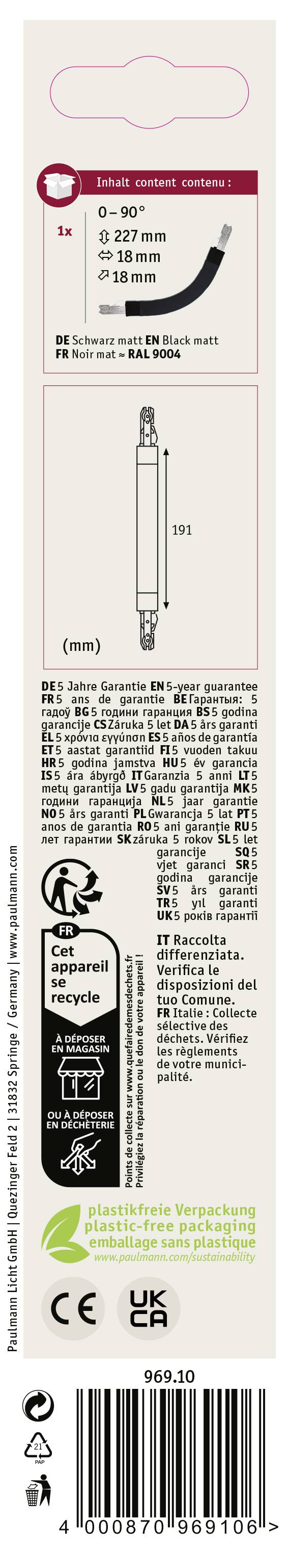 'Velo Osłona przewodu rowerowego: Średnica zewnętrzna 5 mm, długość 2000 mm, kolor czarny. Uwaga: Upewnij się, że otwór osłony jest nasmarowany.'