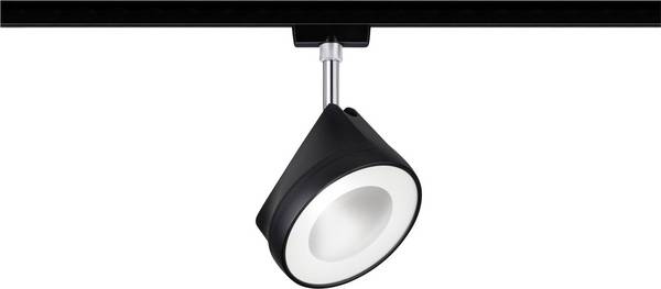 Lampa do systemu szynowego, wysokonapięciowego Paulmann Arena 96942 LED wbudowany na stałe 14 W LED 1100 lm czarny (matowy), chrom