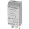 Finder Moduł plug-in EMC obwodu tłumiącego, dioda LED, warystor 99.02.0.060.98 N/A Pasuje do przekaźników modelu: Finder 96.04, Finder 96.02 1 szt.