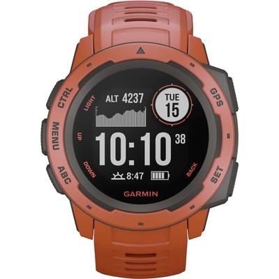 Garmin Instinct Zegarek sportowy z GPS     jasnoczerwony