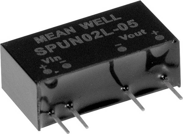 <br>  MEAN WELL<br>  SPUN02L-15<br>  Przetwornica DC/DC<br>  <br>  <br>  134 mA<br>  2 W<br>  Ilość wyjść: 1 x<br>  Opis 1 szt.<br>