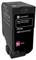 Czarna kaseta z tonerem Lexmark z napisem "Magenta High Yield Return Program Toner Cartridge".