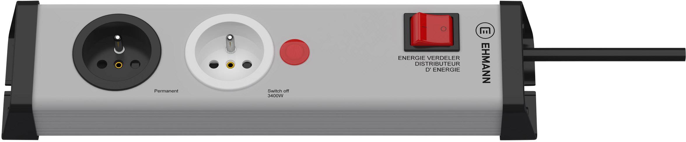 Розгалужувач розеток Ehmann 0218x02022301b Кількість розеток: 2