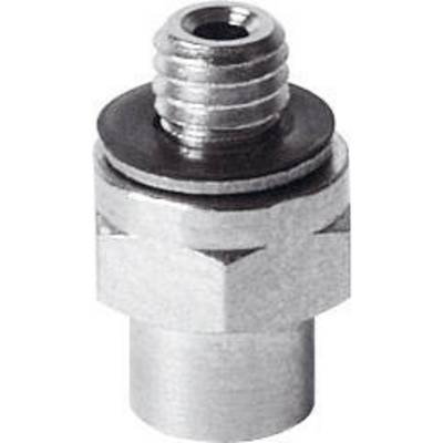 Metalowy element zastępczy z gwintem na górze i cylindryczną podstawą, prawdopodobnie adapter lub złączka.
