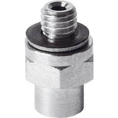 Metalowy adapter z gwintem wewnętrznym i zewnętrznym, odpowiedni do połączeń w zastosowaniach mechanicznych lub technicznych.