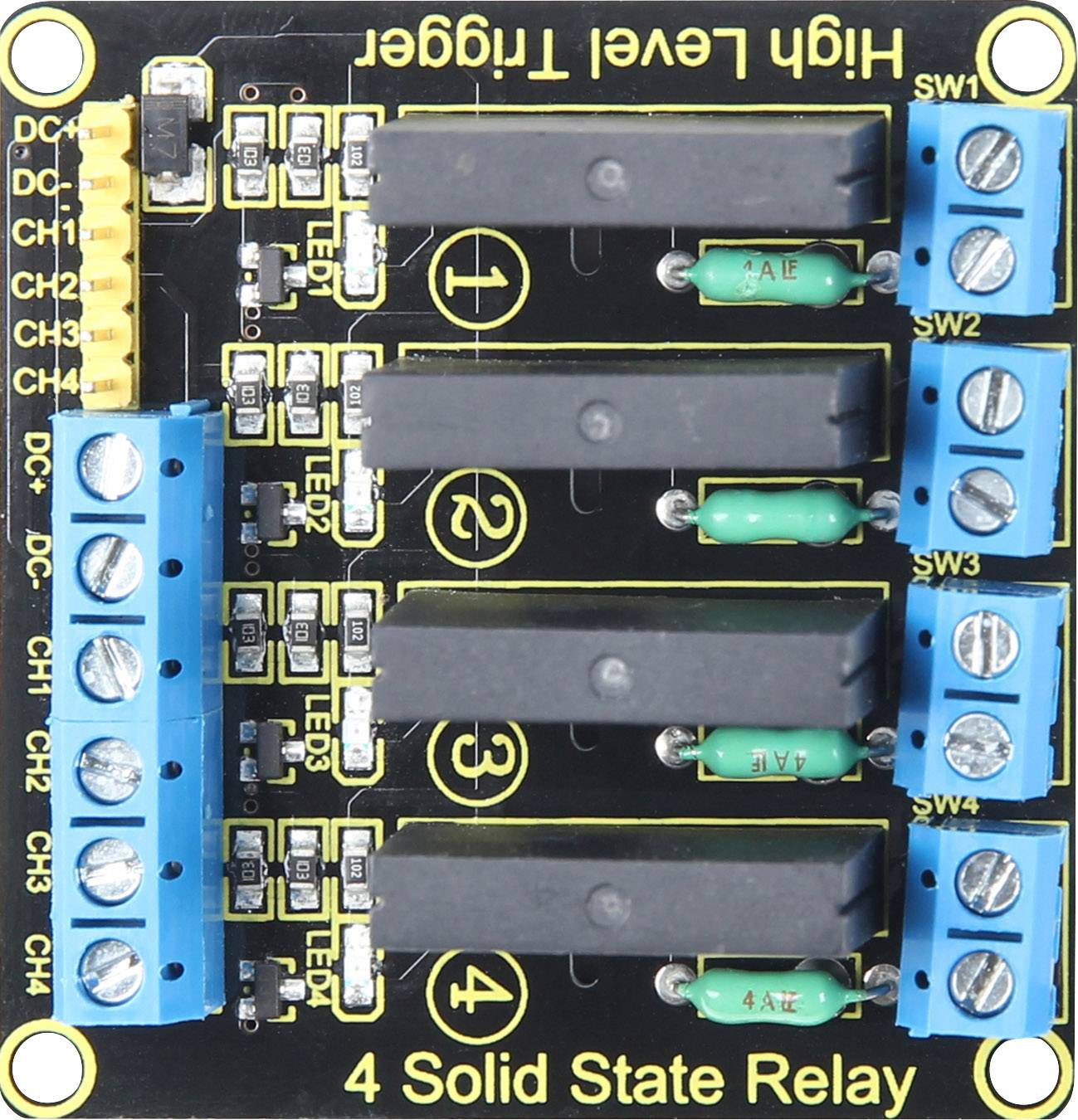 Релейна плата Joy-it sbc-ssr01, модуль реле, 1 шт.