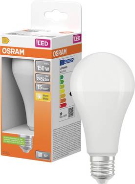 Żarówka LED OSRAM HOMELIGHTING 4058075245976 E-27 19 W = 150 W 2451 lm ciepła biel 1 szt.