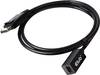 club3D DisplayPort / Mini DisplayPort adapter Złącze DisplayPort, Gniazdo Mini DisplayPort 1.00 m czarny CAC-1120 Kabel DisplayPort