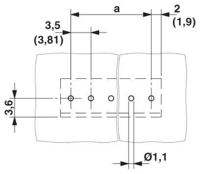 Клема для друкованої плати Phoenix Contact 1751358 1,5 мм² Кількість контактів 13 зелений 1 шт.