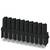 Czarny złącze z dziesięcioma stykami w dwóch rzędach, odpowiednie do montażu elektronicznego na płytkach drukowanych.