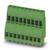 Zielony złącze wielostykowe, odpowiednie do stosowania w obwodach elektronicznych.