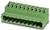 Zielony złącze wtykowe z wieloma stykami, często stosowane w elektronice do łączenia płytek drukowanych.