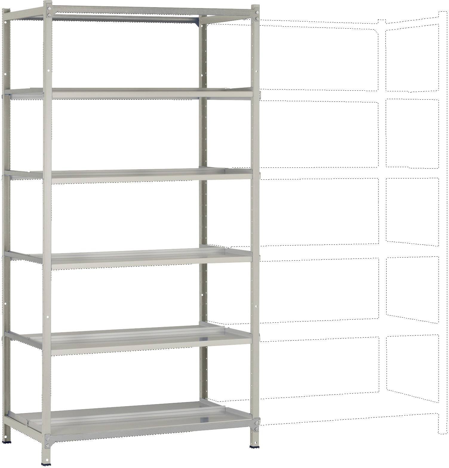 Manuflex RA2241.7035 Moduł podstawowy regału (S x W x G) 930 x 2600 x 600 mm Podłoga stalowa