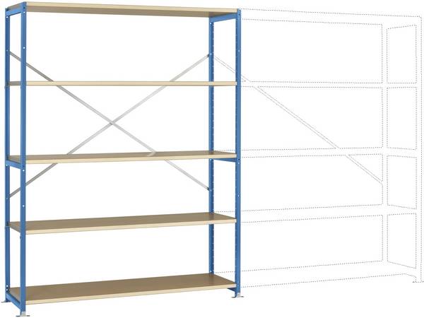 Moduł podstawowy regału Manuflex, RP1041.5007