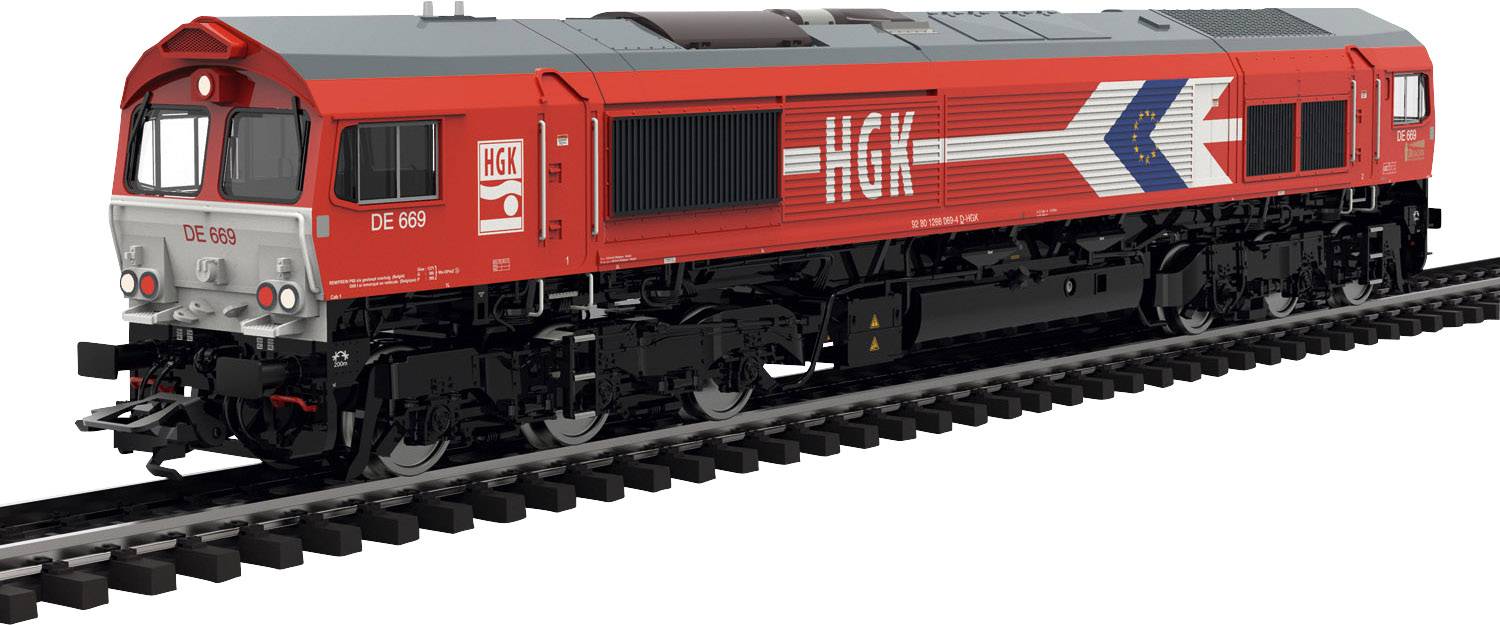 Lokomotywa diesel H0 TRIX H0 22691, Digital DC Sound, Długość ze zderzakami: 247 mm