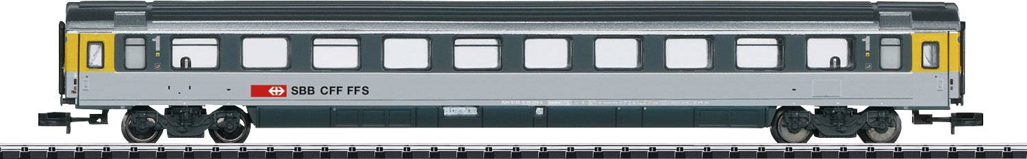 Pociąg pospieszny MiniTrix 15652 Wagon osobowy pociągu ekspresowego N SBB Apm