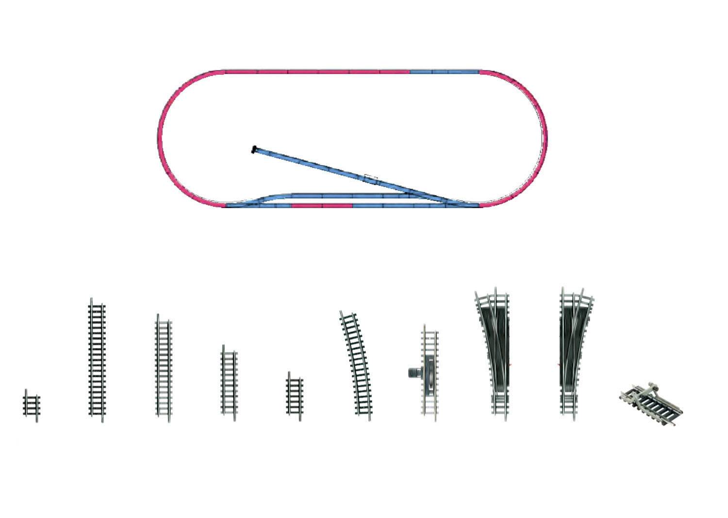 14311 N Додаткові елементи Minitrix - Набір 1